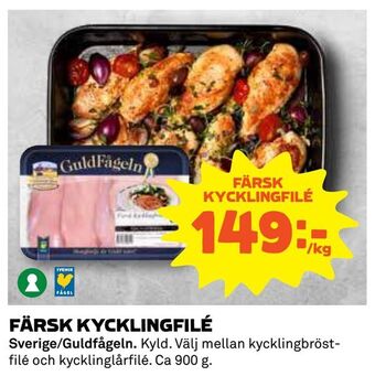 Färsk kycklingfilé