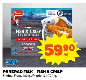 Panerad fisk - fish & crisp