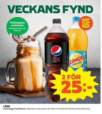 Coop Daglivs Läsk erbjuda