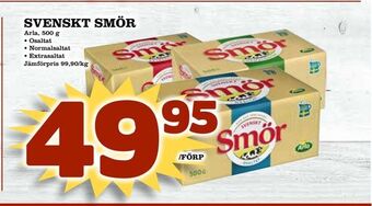Din Mat Svenskt smör erbjuda