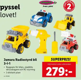 Jamara Radiostyrd Bil 3-i-1