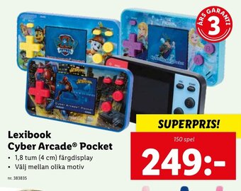 Lidl Lexibook Cyber Arcade Pocket erbjuda