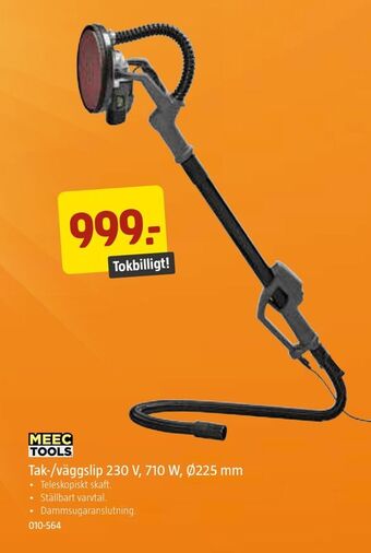 Jula Tak-/väggslip 230 v, 710 w, ø225 mm erbjuda