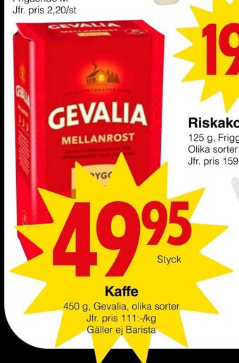 Matöppet Kaffe erbjuda