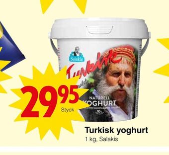 Matöppet Turkisk yoghurt erbjuda