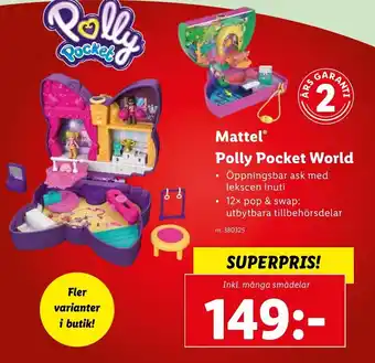 Lidl Mattel Polly Pocket World erbjuda
