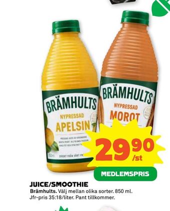 Stora Coop Juice/smoothie erbjuda