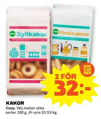 Stora Coop Kakor erbjuda