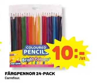 Färgpennor 24-pack