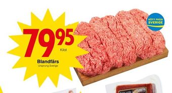 Matöppet Blandfärs erbjuda