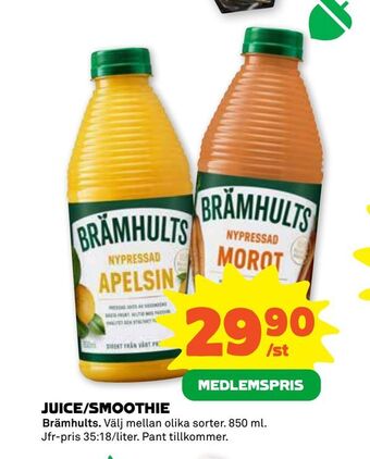 Stora Coop Juice/smoothie erbjuda