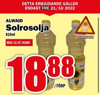 Matdax Solrosolja erbjuda