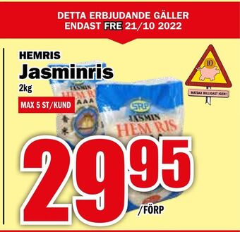 Matdax Jasminris erbjuda