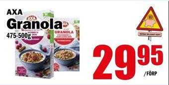 Matdax Granola erbjuda