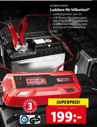 Laddare För Bilbatteri