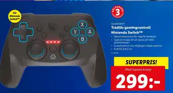 Lidl Trådlös Gamingcontroll Nintendo Switch erbjuda