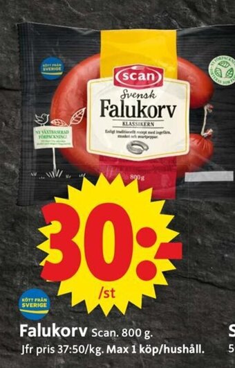 ICA Supermarket Falukorv erbjuda