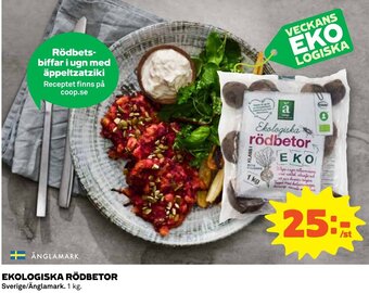 Coop Ekologiska Rödbetor erbjuda