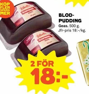 Coop Blodpudding erbjuda