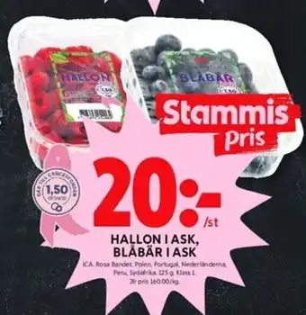 ICA Kvantum Hallon i Ask, Bläbär i Ask erbjuda