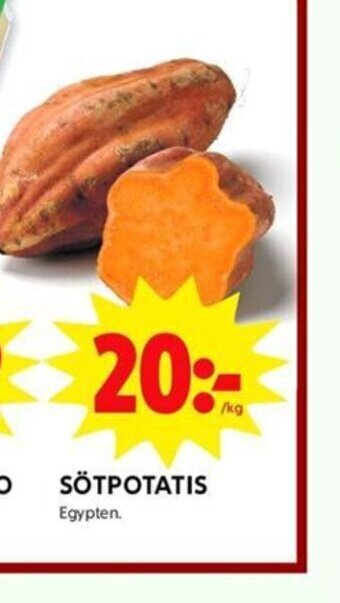 ICA Kvantum Sötpotatis erbjuda