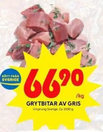 ICA Kvantum Grytbitar Av Gris erbjuda