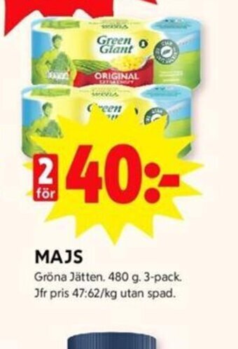 ICA Kvantum Majs erbjuda