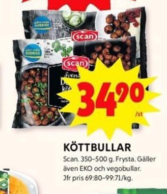 ICA Kvantum Köttbullar erbjuda