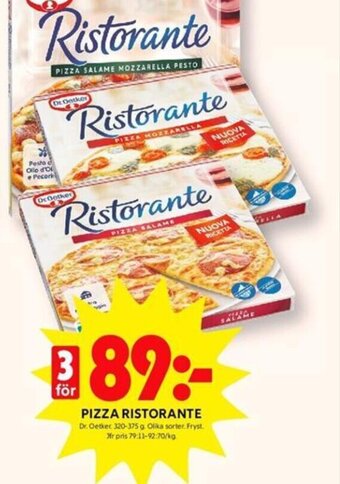ICA Kvantum Pizza Ristorante erbjuda