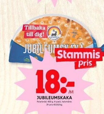 ICA Kvantum Jubileumskaka erbjuda