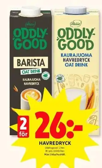 ICA Kvantum Havredryck Oddlygood erbjuda