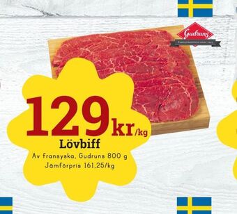 minmatbutik Lövbiff erbjuda