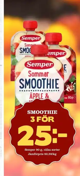 Nelins Smoothie erbjuda
