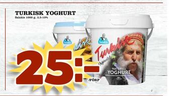 Nya Pulsen Turkisk yoghurt erbjuda