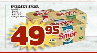 Nya Pulsen Svenskt smör erbjuda