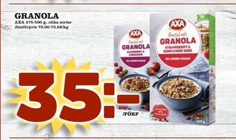 Prisma Mat Granola erbjuda