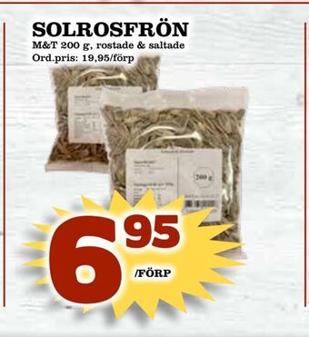 Supergrossen Solrosfrön erbjuda