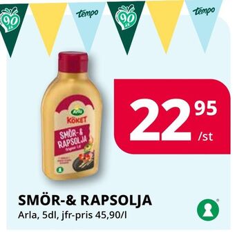Tempo Smör-& rapsolja erbjuda