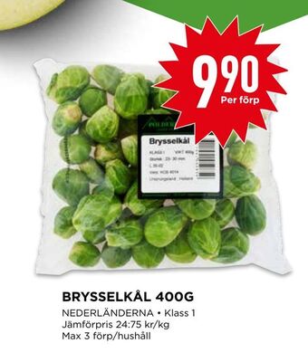 Brysselkål 400g