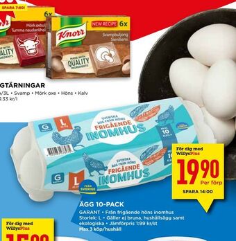 Willys Ägg 10-pack erbjuda