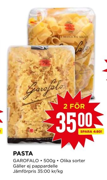 Willys Pasta erbjuda