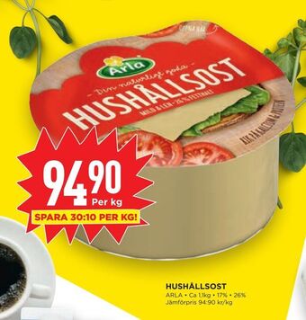 Willys Hemma Hushållsost erbjuda