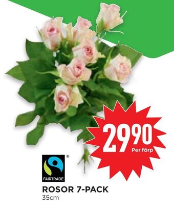 Willys Hemma Rosor 7-pack erbjuda