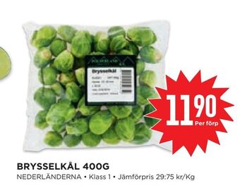 Willys Hemma Brysselkål 400g erbjuda
