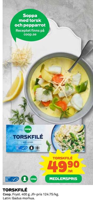 Torskfilé