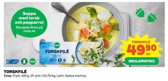 Coop Torskfilé erbjuda