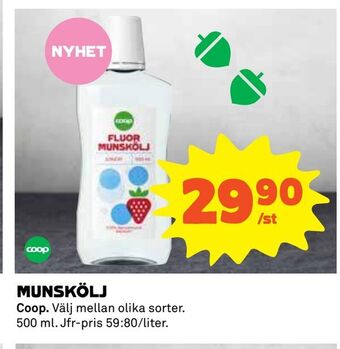 Coop Munskölj erbjuda