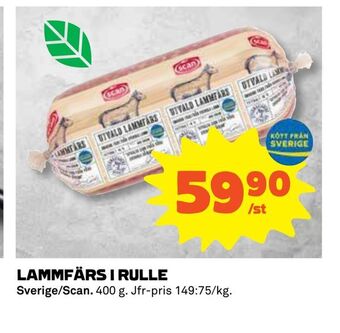 Coop Lammfärs i rulle erbjuda