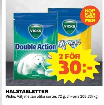 Coop Halstabletter erbjuda