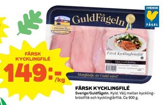 Coop Färsk kycklingfilé erbjuda